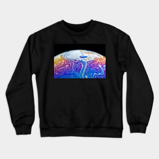 Soap Bubble Close Up Crewneck Sweatshirt